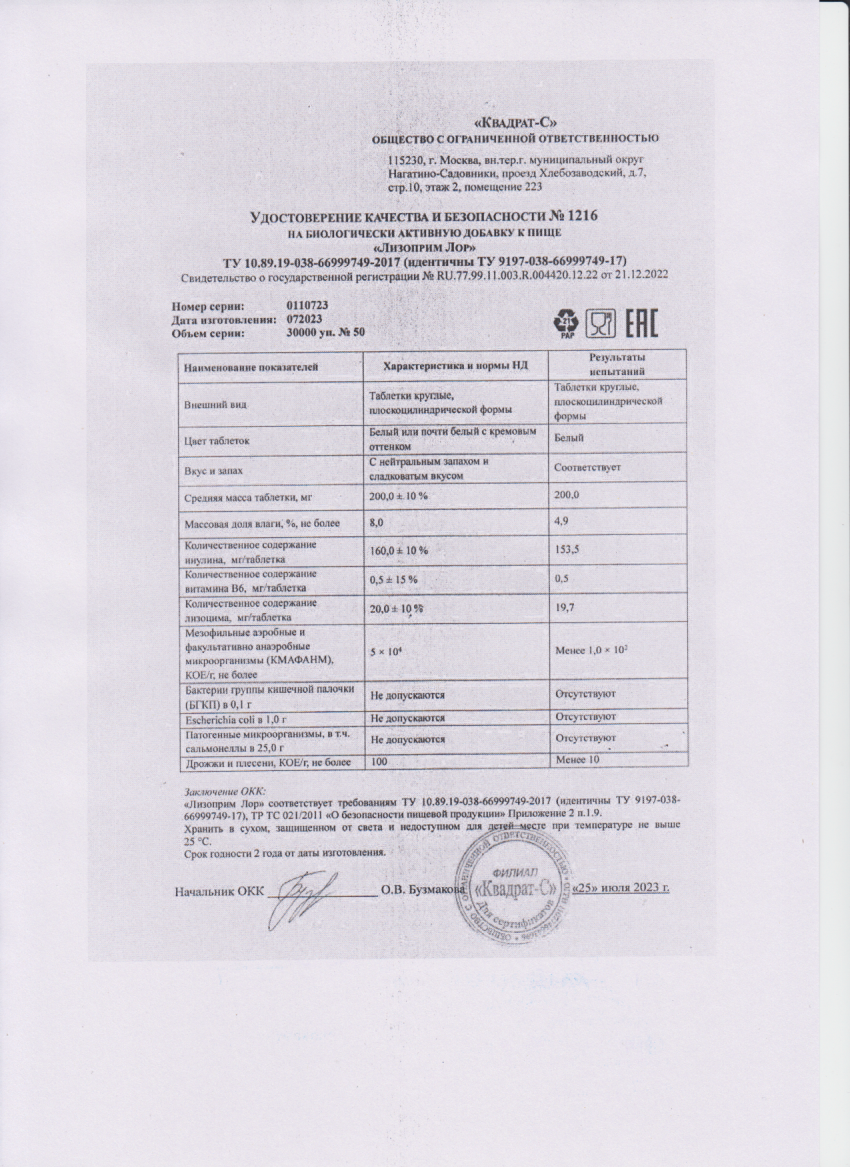 Паспорт №072023